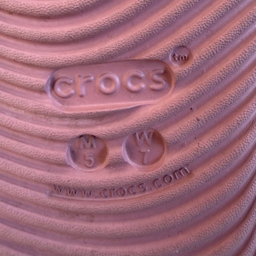 Crocs Mellow Recovery Slides Mauve Mist Pink Women's 7 Men's 5 Comfort Sandals - Picture 8 of 11